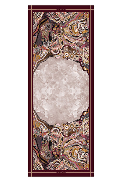 Arancia Burgundy 70X200 Modal Shawl