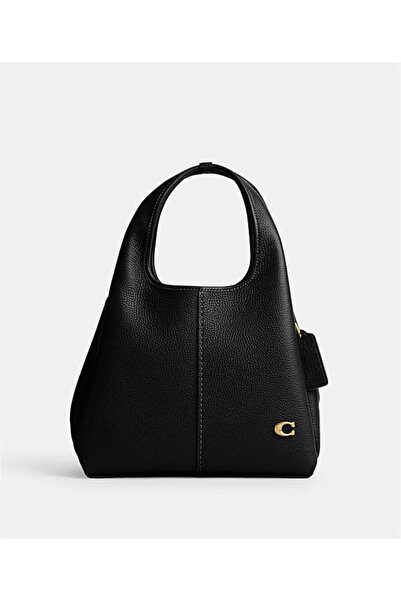 By Coach حقيبة كتف جلد أنيقة ومتعددة الاستخدامات للنساء مع حمالات قابلة للتعديل