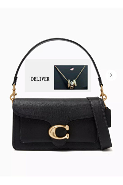 COACHOU حقيبة كتف تابي 26 الكلاسيكية السوداء، حقيبة يد، حقيبة عابرة للجسم