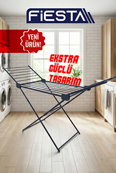 Genel Markalar Aura Dry Kırılmaz Zırhlı Çamaşır Kurutma Askısı, Extra Kalın B...