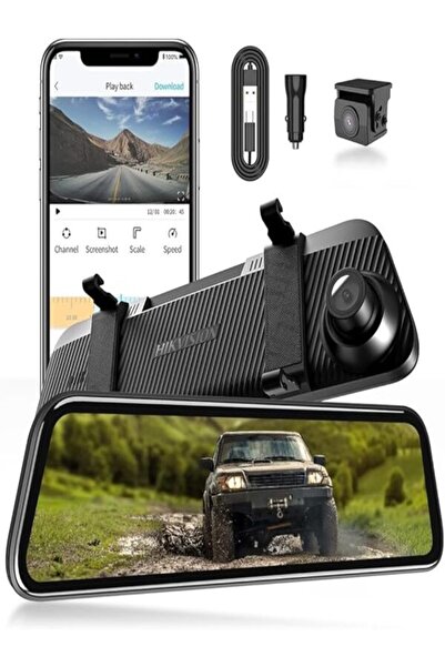 Hikvision N6pro Rearview Dashcam 2K+FUD