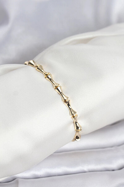 Clariss Brass Gold Color Vip Series Bone Model Zircon Stone Women's Bracelet