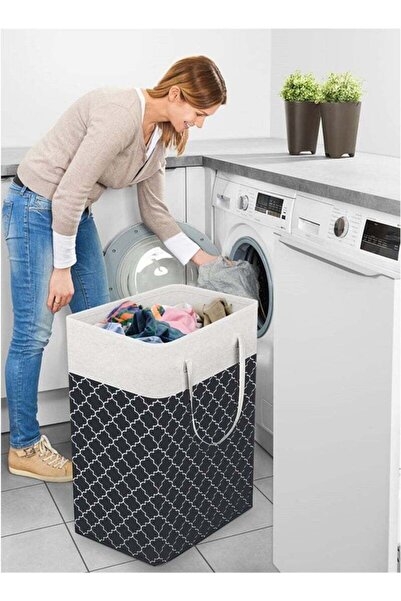 Arabest Laundry Basket, Freestanding＆Waterproof Laundry Hamper, Collapsible T...