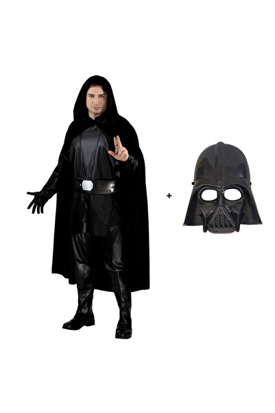 shopwave عباءة وقناع ستار وورز لوك سكاي ووكر للبالغين