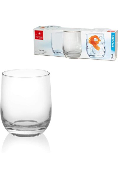 Bormioli Rocco water glass set of 3, clear, 270 ML