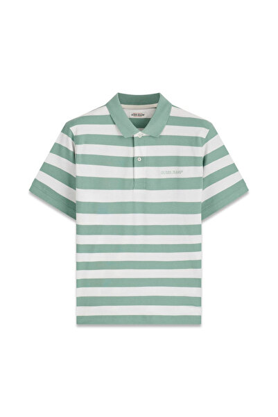 Guess Polo GJ Regular Fit pentru bărbați tricou - Verde