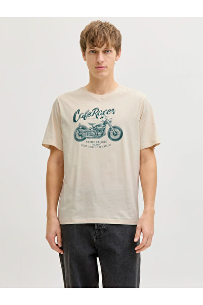 REBEL By Styli تيشيرت قطن بيج برسومات كافيه ريسر