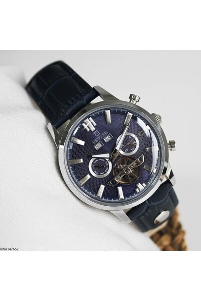 Reward Rwa147662 Leather Automatic Men's Wristwatch with Cord Strap