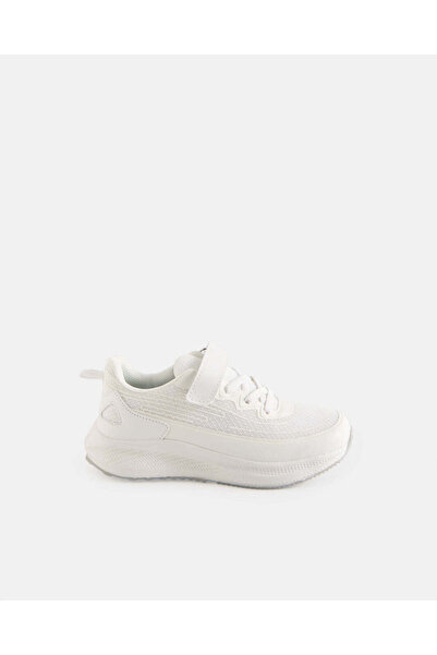 REDTAG Boys White Plain Trainer