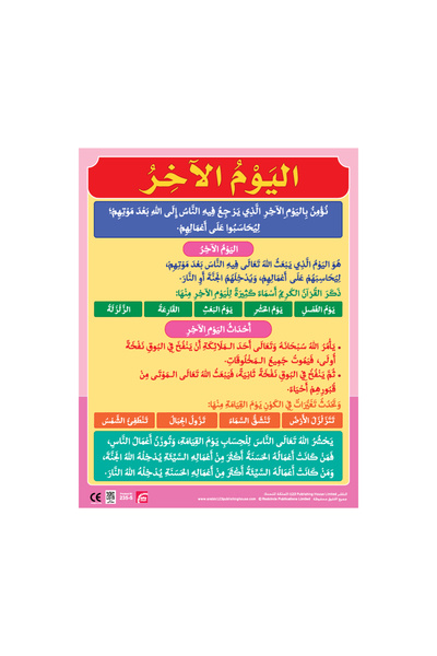 123Publishing House يوم القيامة - لوحة جدارية باللغة العربية
