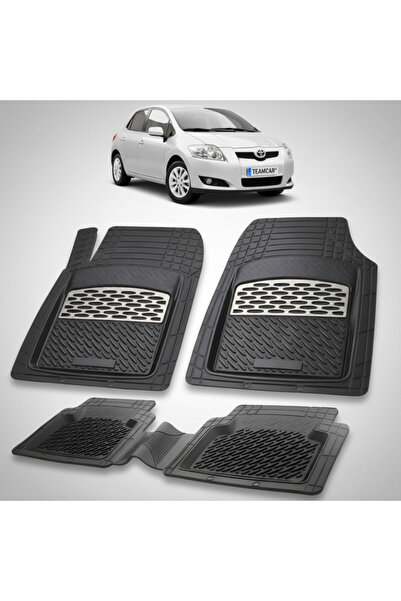 TEAMCAR Πατάκια δαπέδου Toyota Auris E150 Συμβατά Hatchback 2006-2010 | Ασημί