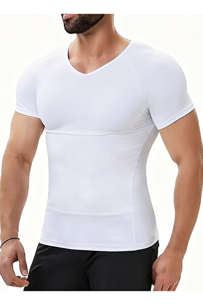 JOGAMS (100-121kg)Men's Body Slimming Shaper Compression Shirt for Fitness Sh...