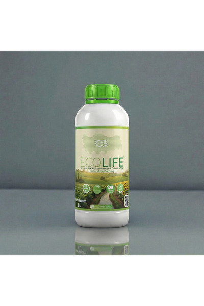 ECOBOR Yeni Nesil Bitkisel Konsantre EcoLife Yaprak Gübresi 1 Lt