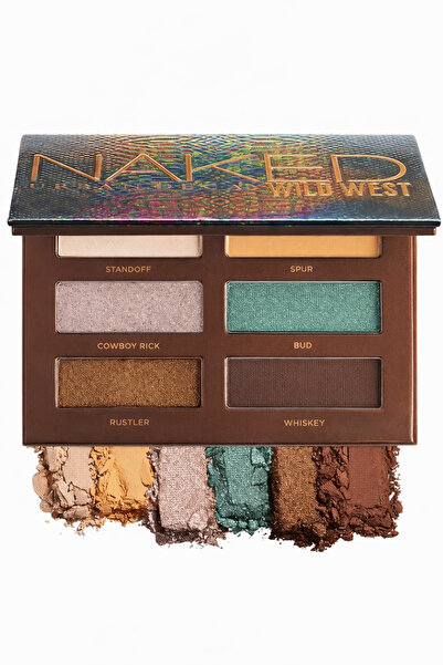 Urban Decay Naked Wild West Mini Eyeshadow Palette - 6 Neutral Travel Size Sh...