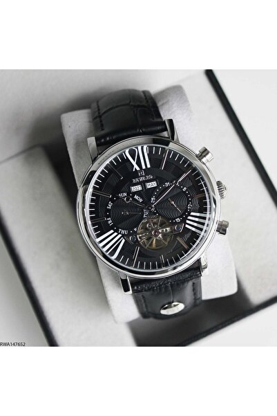 Reward Rwa147652 Leather Automatic Men's Wristwatch with Cord Strap