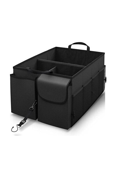 Arabest Car Trunk Organizer,Portable Cargo Storage Box,Foldable, with 3 Compa...