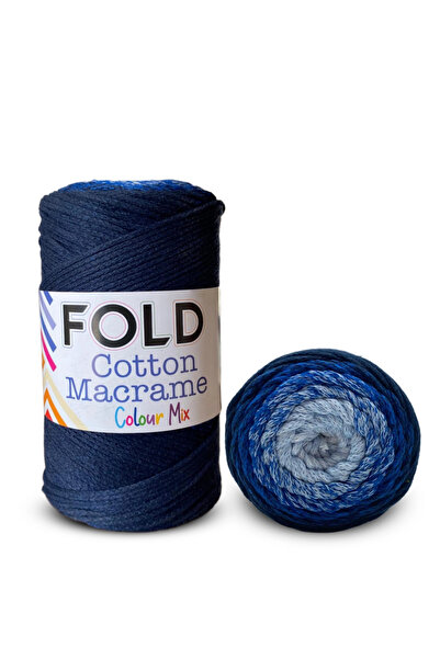 FOLD قطن مكرمية خيط حياكة باتيك - 2031 مزيج ألوان