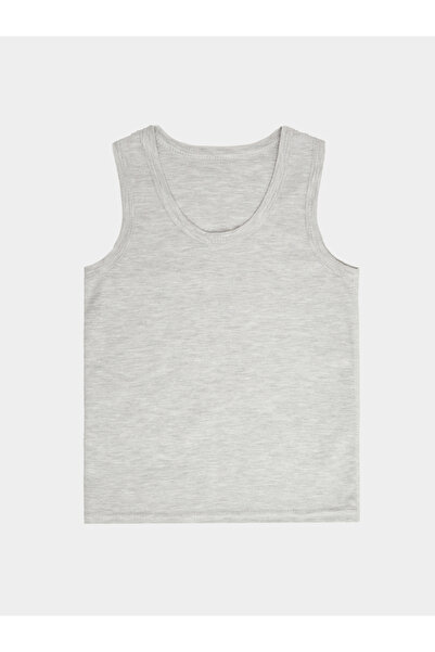 Styli سترة قطن رمادية للأولاد