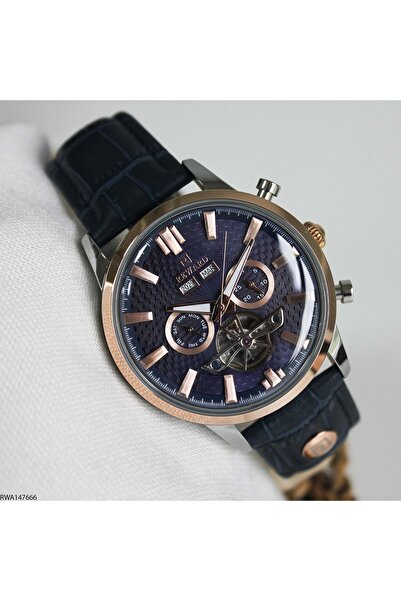 Reward Rwa147666 Leather Automatic Men's Wristwatch with Cord Strap