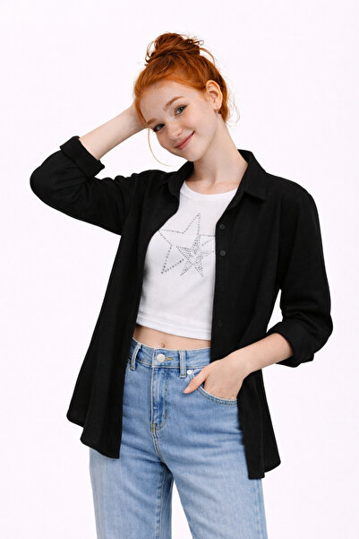 AHENGİM Set cămașă pentru fete Sofia in Badili basic Ak2605