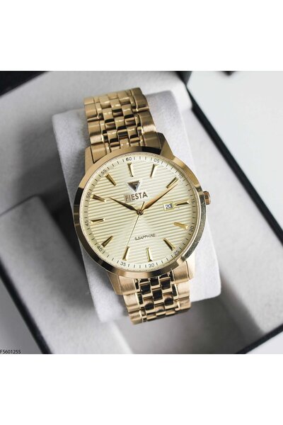 Fiesta Fs601255 Men's Wristwatch with Steel Strap