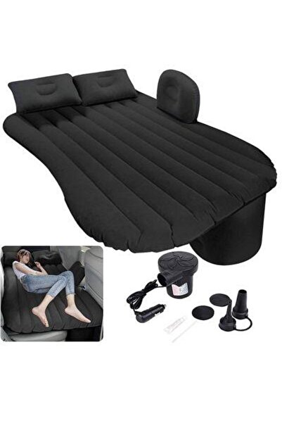 Arabest Car Air Mattress, Removable Black Backseat Air Bed with Air Pump, wit...