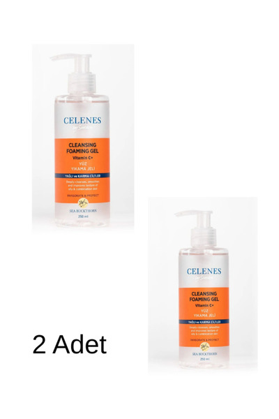 Celenes Aydınlatıcı Ve Cilt Tonu Eşitleyici Yüz Yıkama Jeli Yağlı Ve Karma Ci...