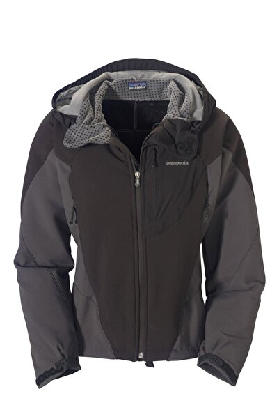 Patagonia سترة Mixmaster ذات القلنسوة السوداء للنساء