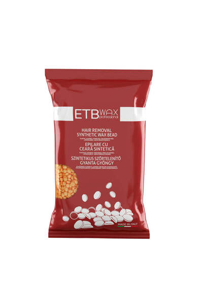 ETB WAX Vegan Professional Wax Pearls Orange Touch, Precise and Gentle Hair R...