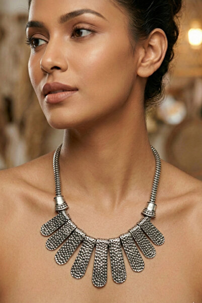 PETEK AKSESUAR ETHNIC BOHEM METAL NECKLACE