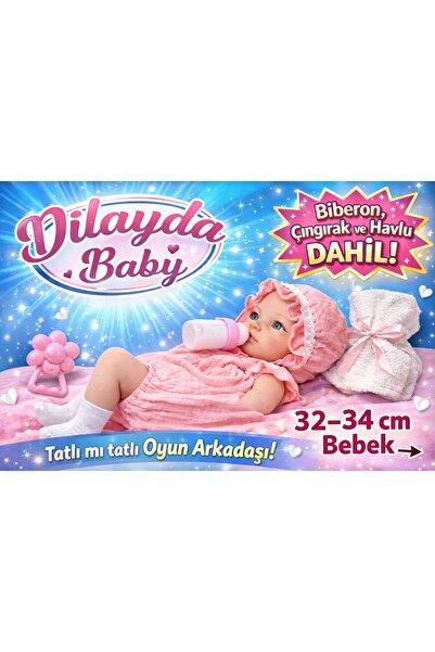 ZİVENTA Gerçekçi Et Bebek Aksesuarlı Gerçek Bebek Hissi %100 Silikon Yumuşak ...
