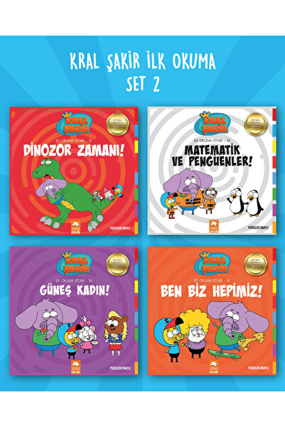 Eksik Parça Çocuk Kral Şakir İlk Okuma Set 3 - 4 Kitap (12-13-14-16)
