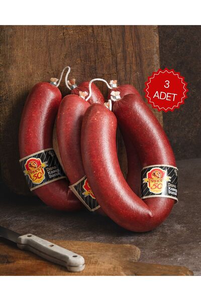 COŞKUN ET VE MAMÜLLERİ AŞ. Fermente Kasap Sucuk (515 Gr) 3'lü Paket 1.5 Kg