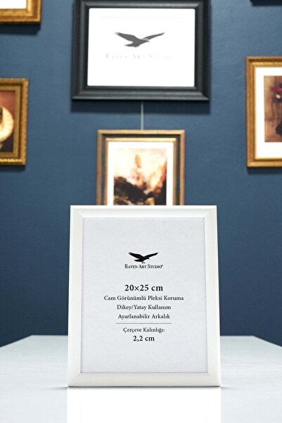 Raven Art Studio Pergamon 20X25 cm White Gold Picture Photo Document Poster D...