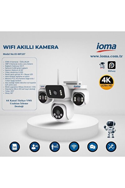 ioma 4 kameralı wifi ptz