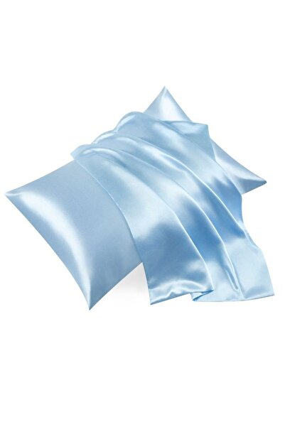 sylar Beauty Sleep 2-Piece Microsatin Set - Hair and Skin-Friendly Baby Blue ...