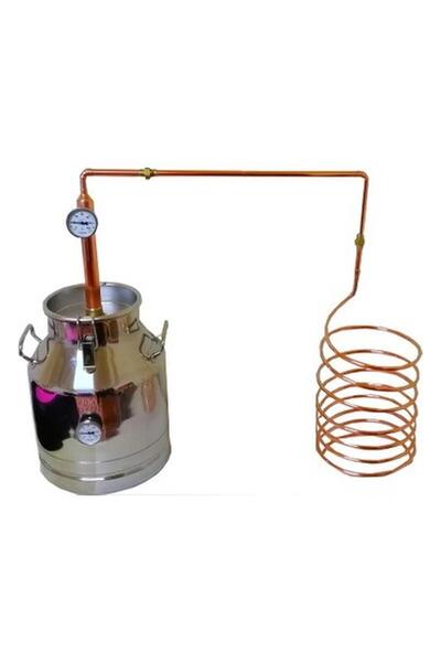moontime alaçatı 20 Litre Klasik Bakır İmbik Damıtma Sistemi, Sağlıklı ve Zar...