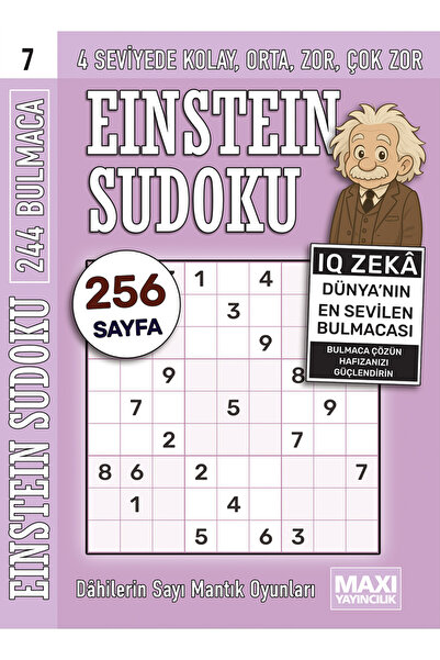 MAXİ Sudoku Dahilerin Sayı ve Mantık Oyunları 7
