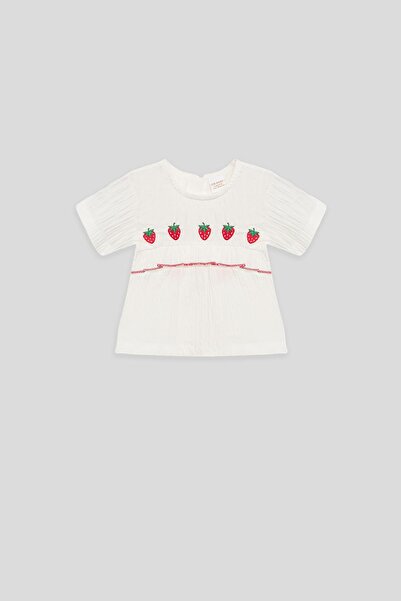 GB Baby BG Store Kız Bebek Beyaz Bluz