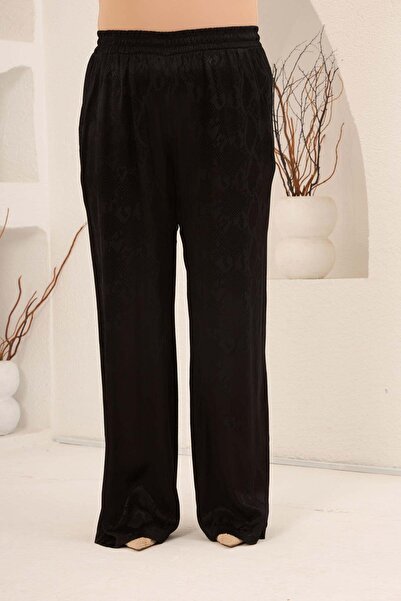 RMG Yılan Sa deznom Elastične pantalone za žene veće veličine Široke nogavice...