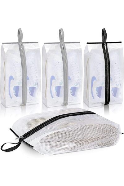 Arabest Waterproof Shoe Bags for Travel 4 Pack XX-Large Shoe Storage Bag,with...