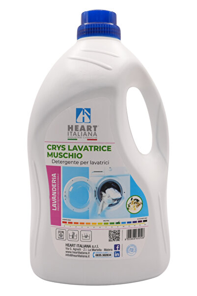 Heart Crys – liquid detergent Muschio, 4l