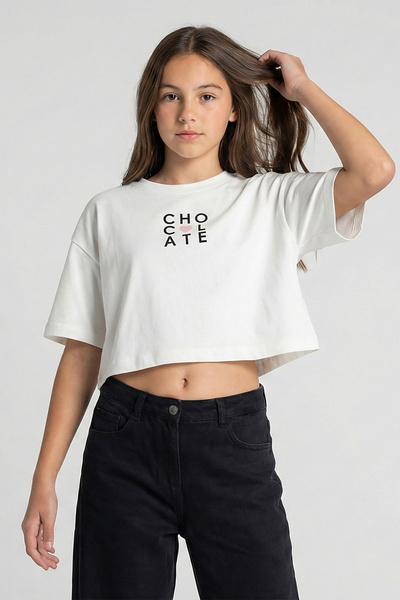 Dmb Girl's Crop T-Shirt