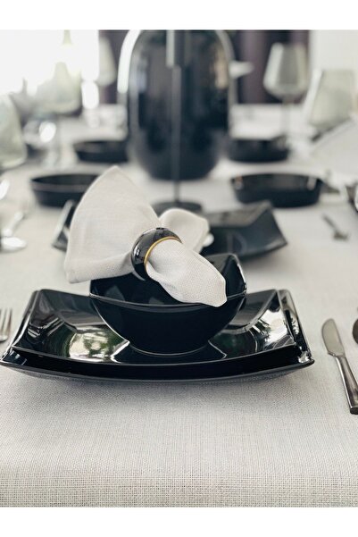 Valerium Glittery Silver Napkins 35X35Cm