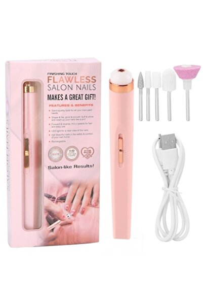 OEM Mașină de unghii electrică reîncărcabilă, 5 capete, viteză reglabilă, por...