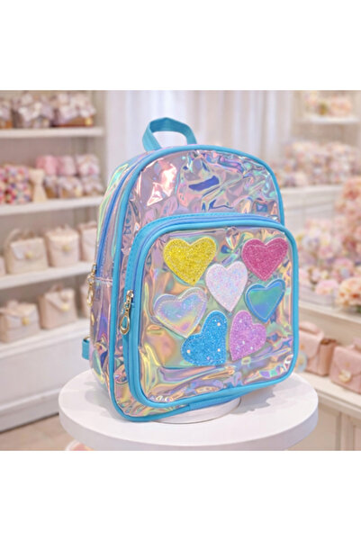 Inovius Ghiozdanel fetite Holografic Hearts - KMM126