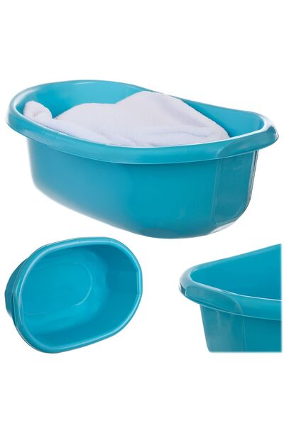 KADAX Bol de rufe din plastic, 30L, oval, cu mânere