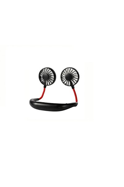 IntelliSec® Mini ventilator portabil USB, roșu/negru