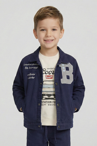 Dmb Boy's Gabardine Jacket
