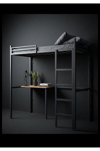 NEBU Çalışma Masalı Yüksek Ranza – 90x190 cm